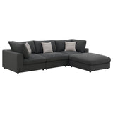 Serene Upholstered Modular Sectional Sofa Beige