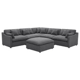 Hobson Upholstered Modular Sectional Sofa Charcoal