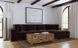 Lakeview Upholstered Modular Sectional Chocolate