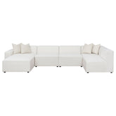 Freddie Upholstered Modular Sectional Sofa Pearl