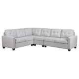 Georgina Upholstered Modular Sectional Sofa Beige