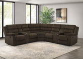 Atkinson Upholstered Reclining Sectional Sofa