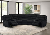 Atkinson Upholstered Reclining Sectional Sofa