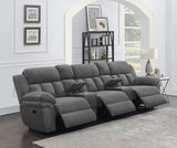 Bahrain Upholstered Home Theater Seating Charcoal