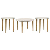Aldis Coffee and End Table Set White