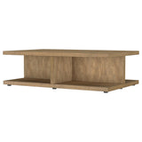 Cortona Square Engineered Wood Cocktail Coffee Table Mango
