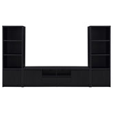 Winfield Entertainment Center 78-inch TV Stand Black