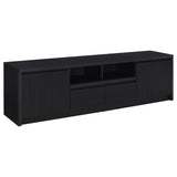 Winfield Entertainment Center 78-inch TV Stand Black