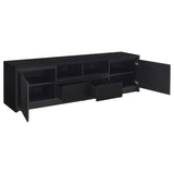 Winfield Entertainment Center 78-inch TV Stand Black
