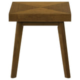 Westerly Square Wood Side End Table Walnut Brown