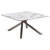 Carvell Square Sintered Stone Top Coffee Table Mirage White