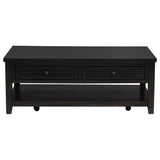 Concord 2-drawer Rectangular Coffee Table Distressed Java