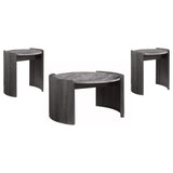 Gladstone 2-piece Coffee and End Table Set Distressed Grey