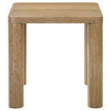 Castlewood Engineered Wood Accent Side End Table Light Oak