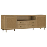Arini Rattan Cane 2-door TV Stand Media Console