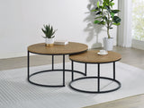 Lainey 2-piece Round Nesting Coffee Table Mango