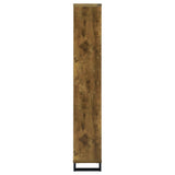 Delwin 71-inch 6-shelf Bookshelf Rustic Nutmeg