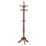 Achelle 11 Hook Freestanding Coat Rack Hanger Golden Brown