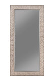 Rollins 32 x 66 Inch Rectangular Floor Mirror Black