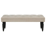 Marsha 52-inch Upholstered Entryway Accent Bench Latte