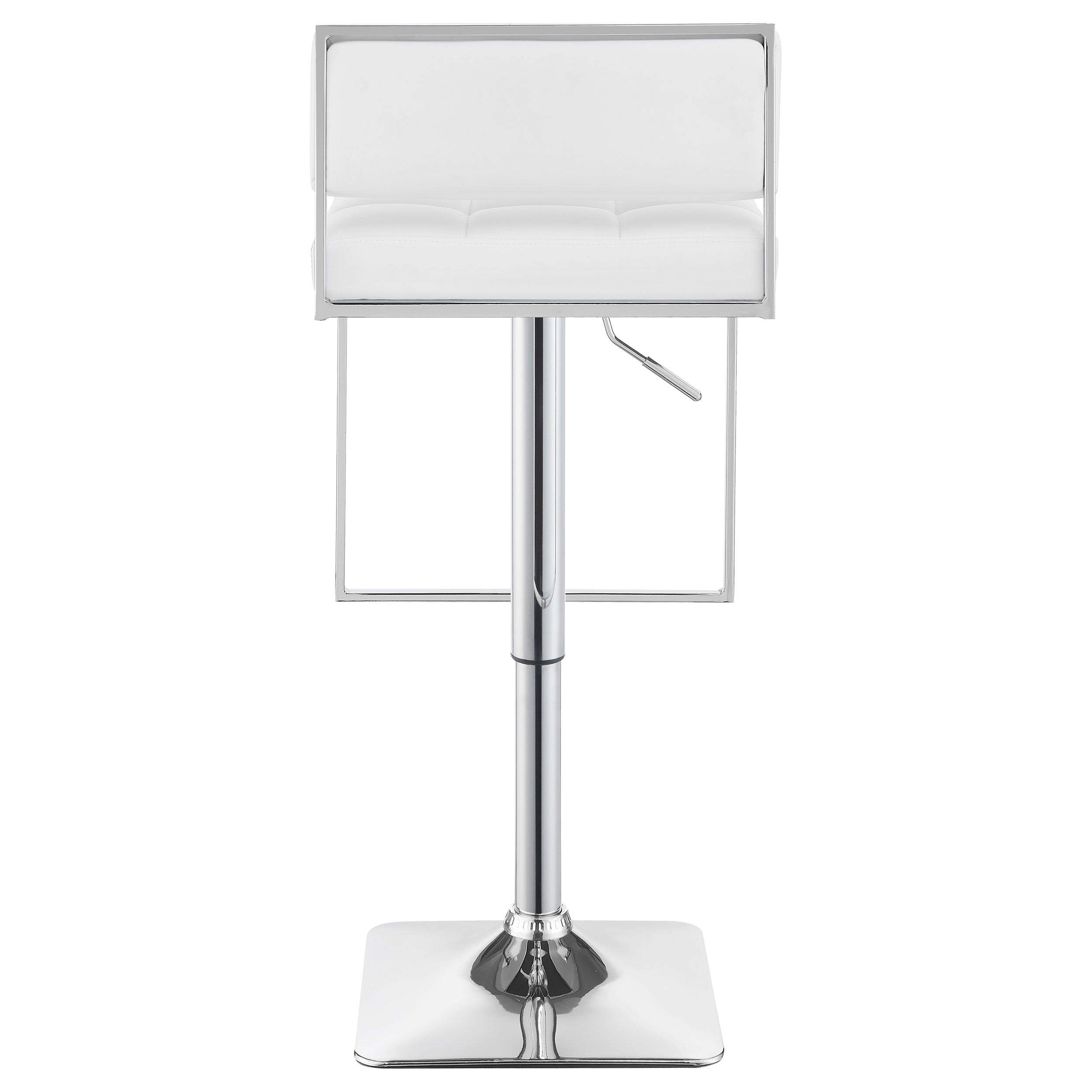 Alameda Adjustable Bar Stool Chrome and Grey