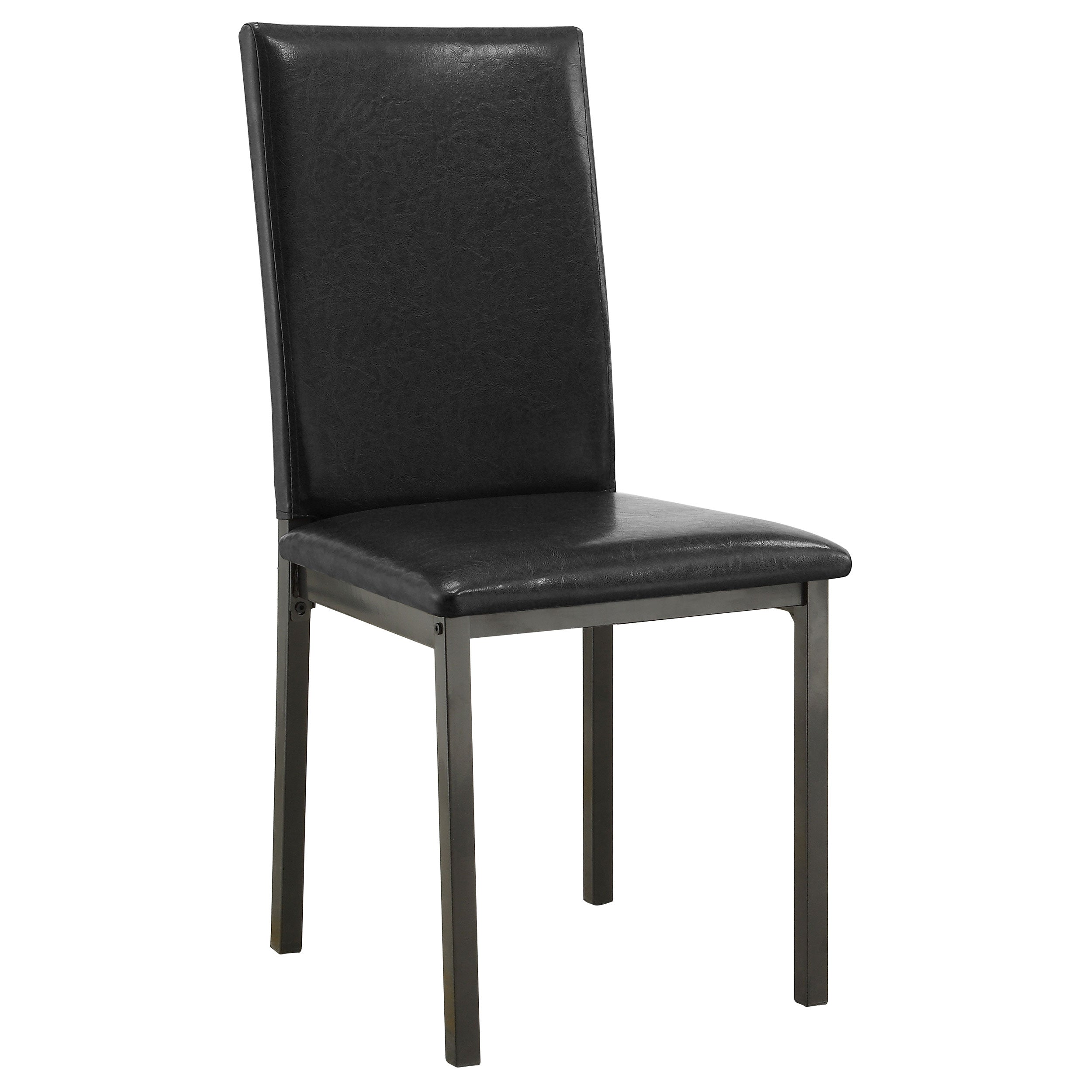 Garza Upholstered Dining Chairs Black (Set of 2)