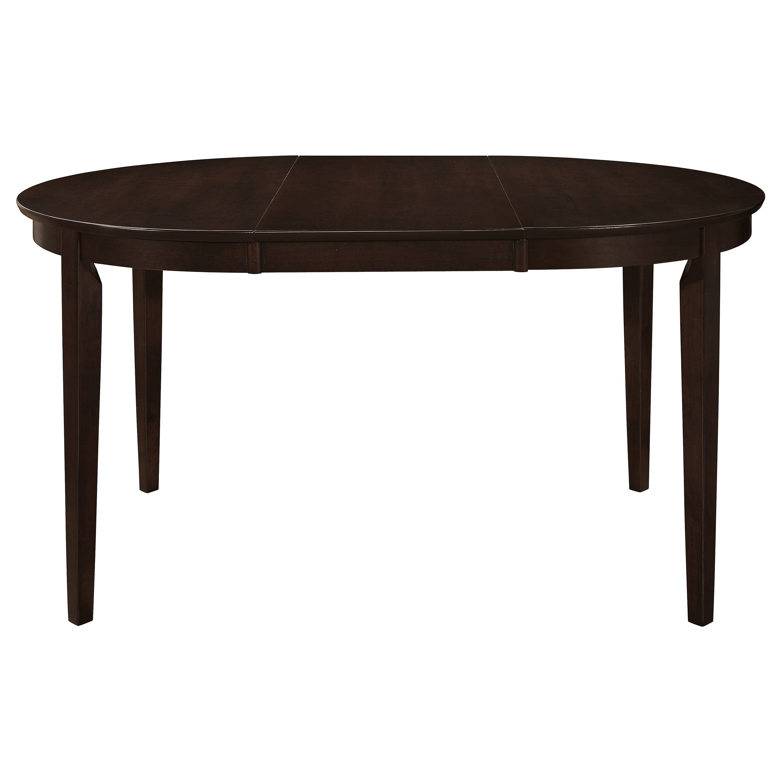 Gabriel  Extension Leaf Dining Table Set Cappuccino