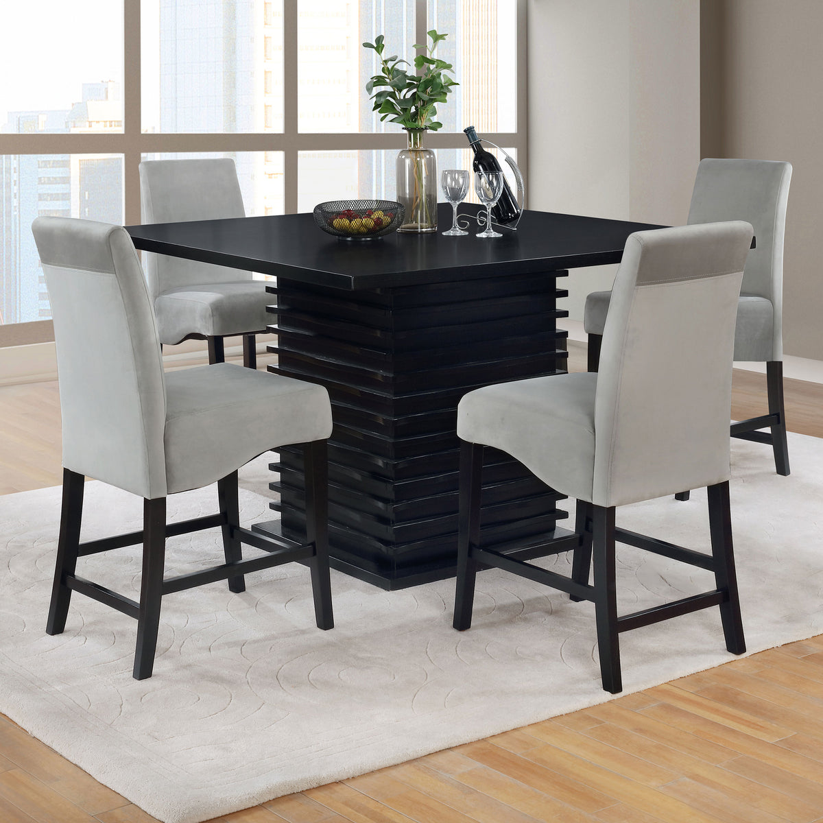 Stanton Square Counter Height Dining Table Set