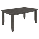Dalila Rectangular 66-inch Wood Dining Table Cappuccino