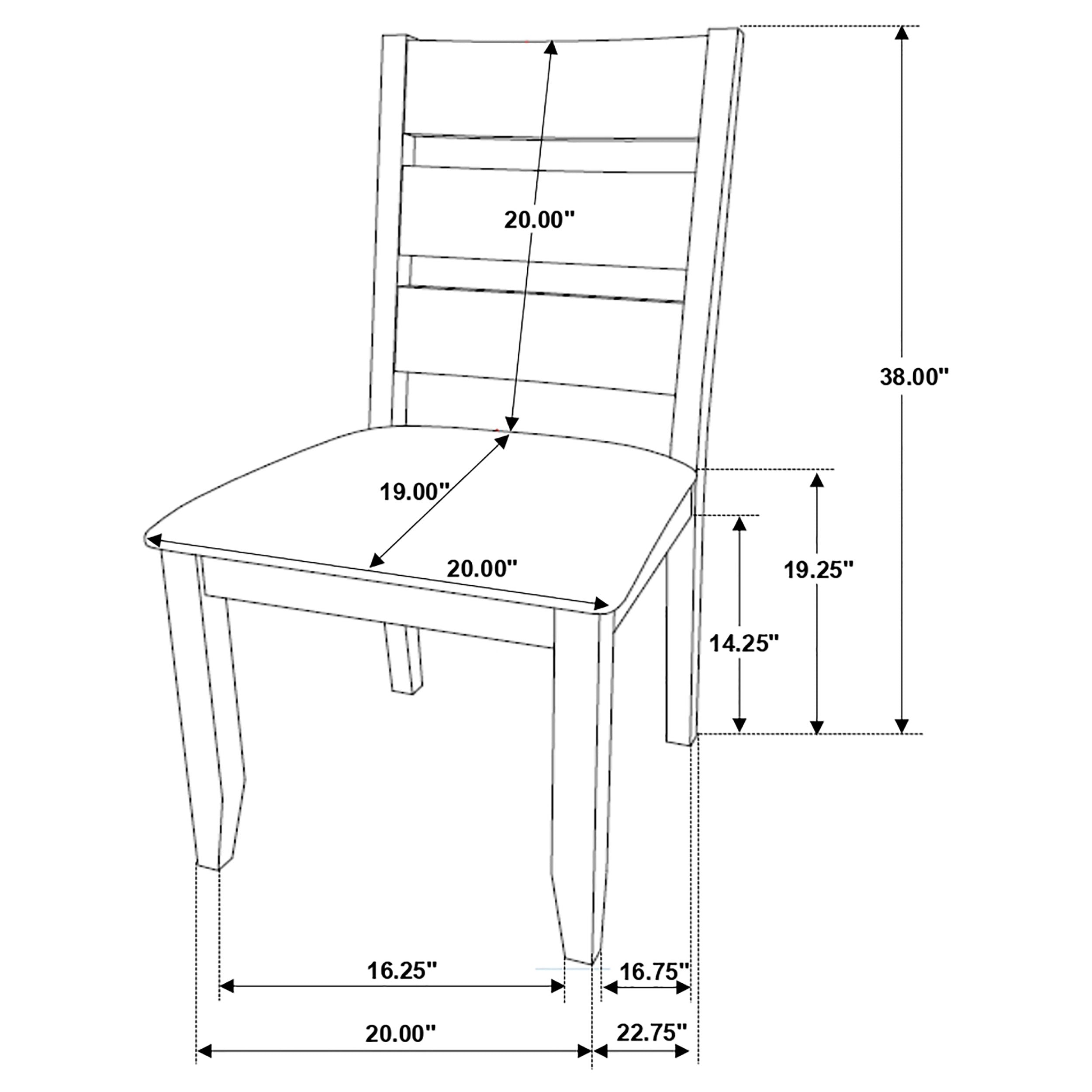 Alston Dining Room Set Knotty Nutmeg and Brown