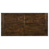 Coleman Rectangular 79-inch Dining Table Rustic Golden Brown