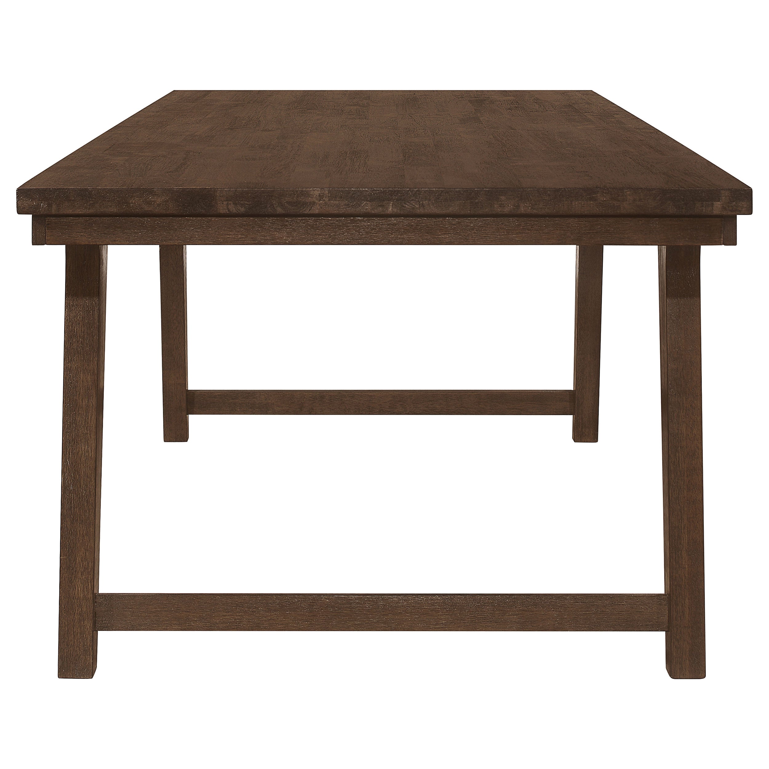 Reynolds  Rectangular Dining Table Set Brown Oak