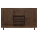 Reynolds 2-door Dining Sideboard Server Brown Oak