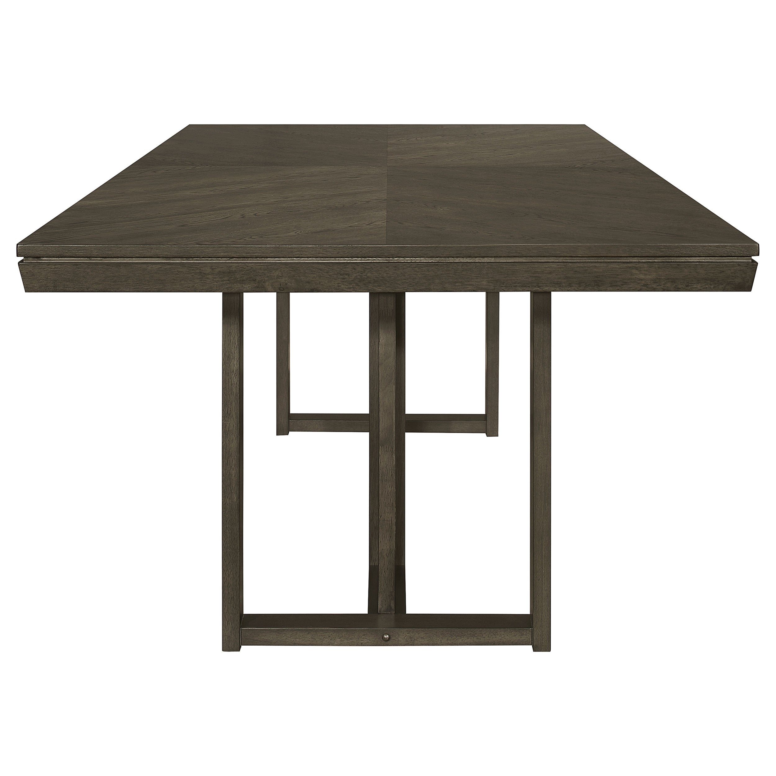 Kelly Rectangular 87-inch Wood Dining Table Dark Grey