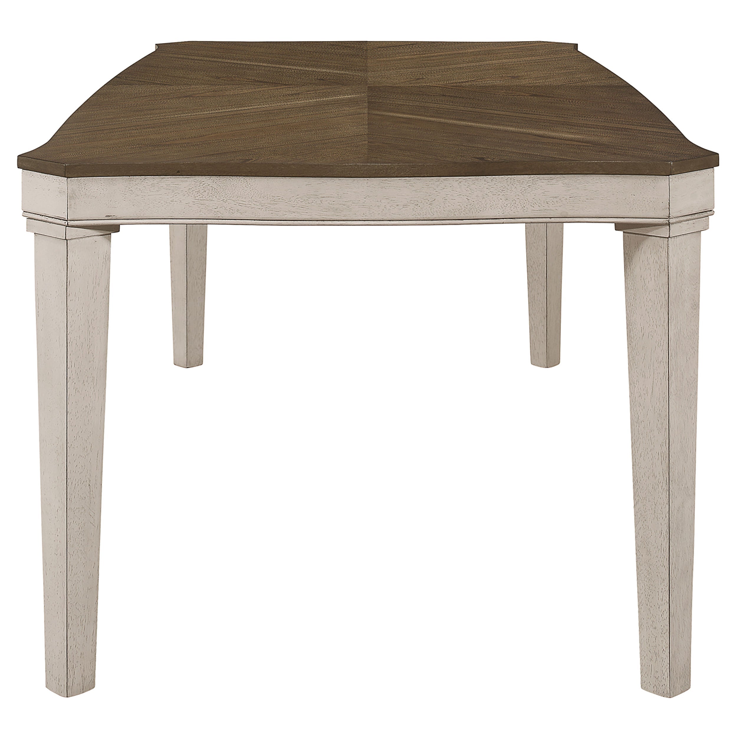 Ronnie  Starburst Dining Table Set Khaki and Rustic Cream