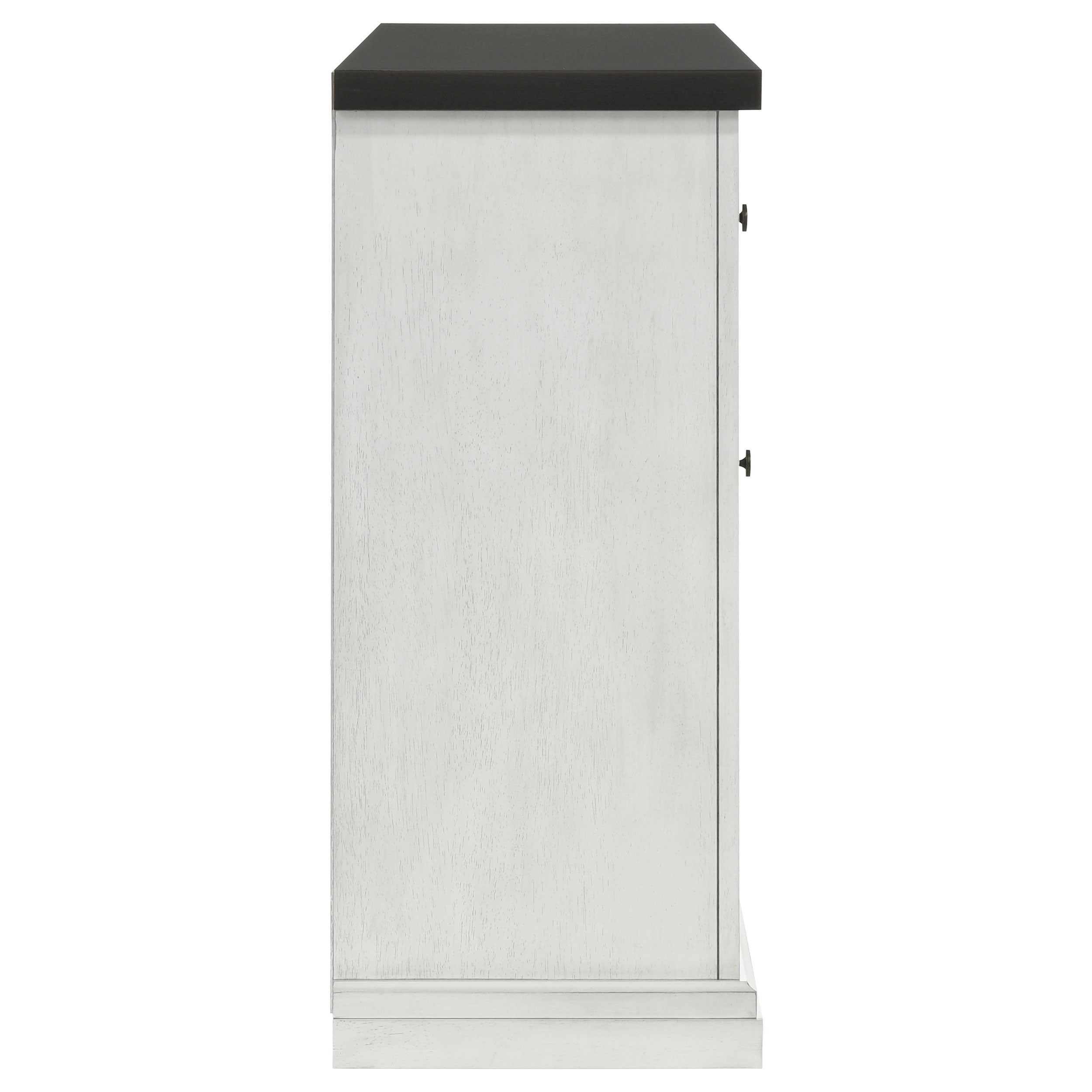 Aventine 5-drawer Sideboard Buffet Cabinet Vintage White