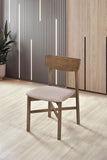 Parkridge Dining Side Chair Natural Walnut (Set of 2)