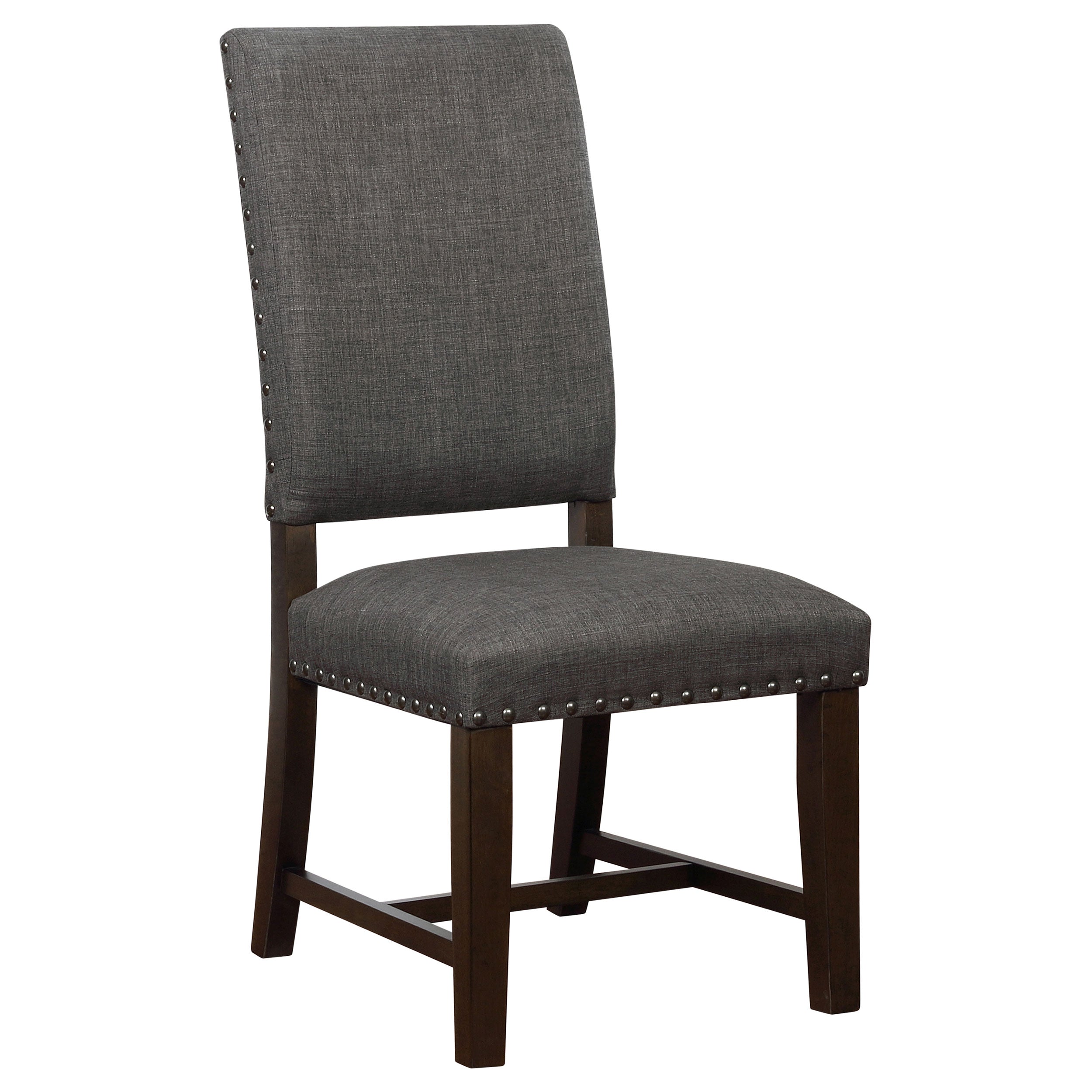 Twain Upholstered Side Chairs Warm Grey (Set of 2)