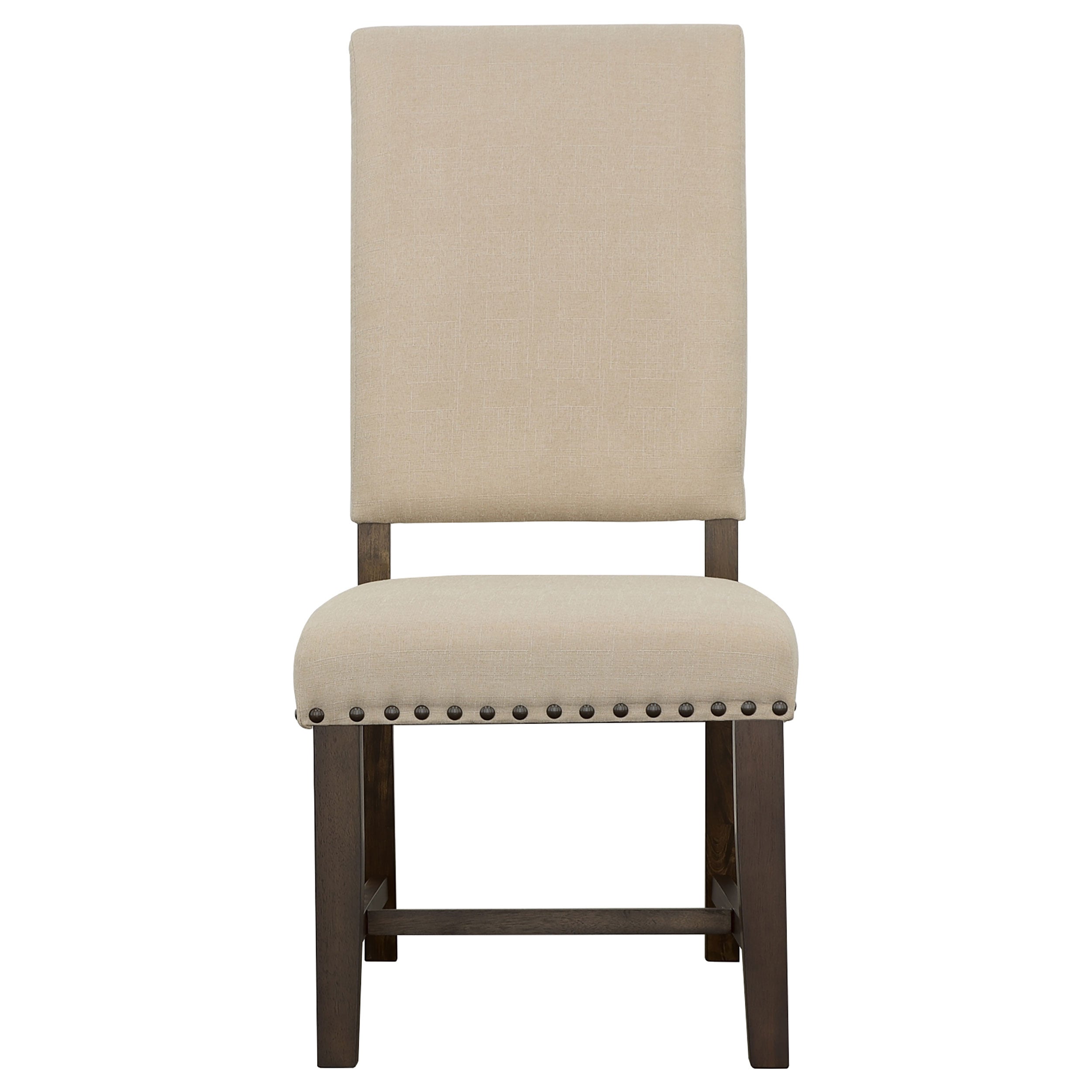 Twain Upholstered Side Chairs Warm Grey (Set of 2)