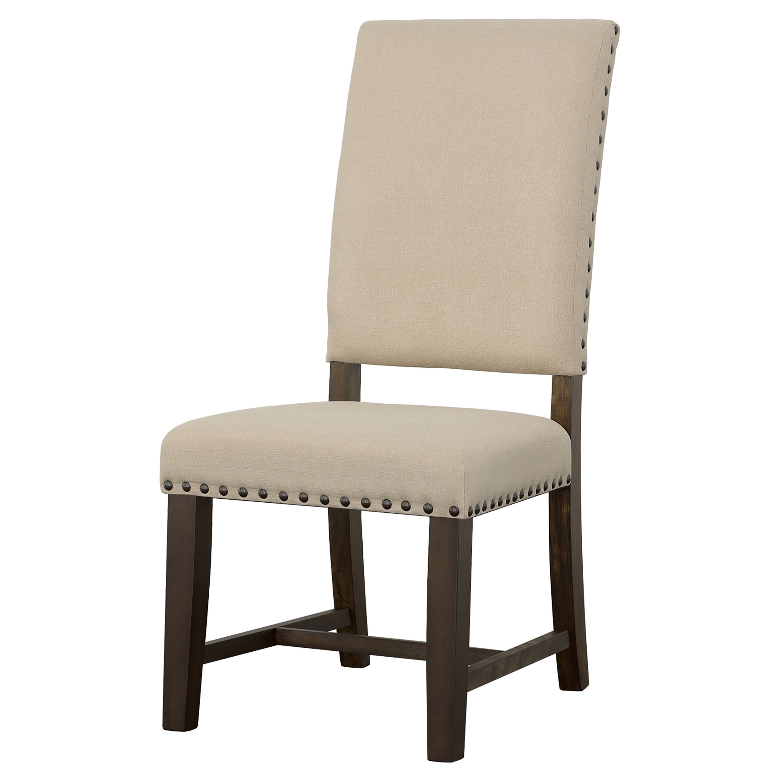 Twain Upholstered Side Chairs Warm Grey (Set of 2)