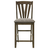Canfield Counter Height Dining Side Chair Brown (Set of 2)