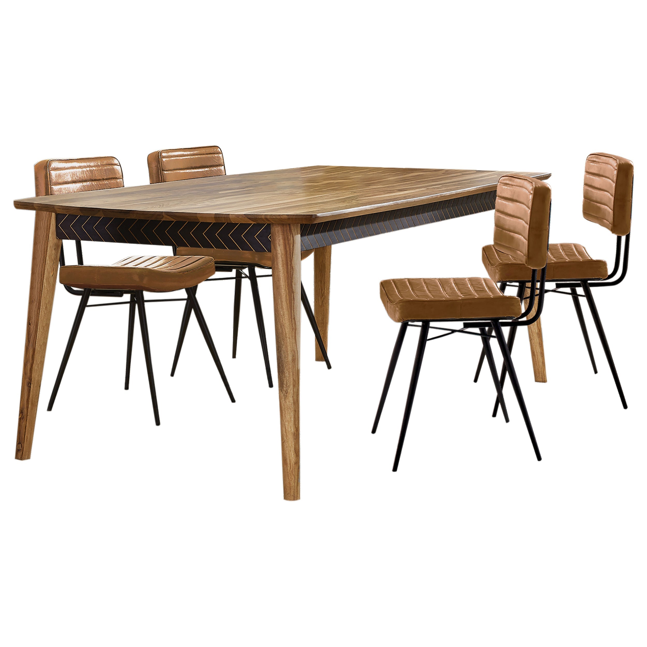 Partridge  Counter Dining Set Sheesham and Camel