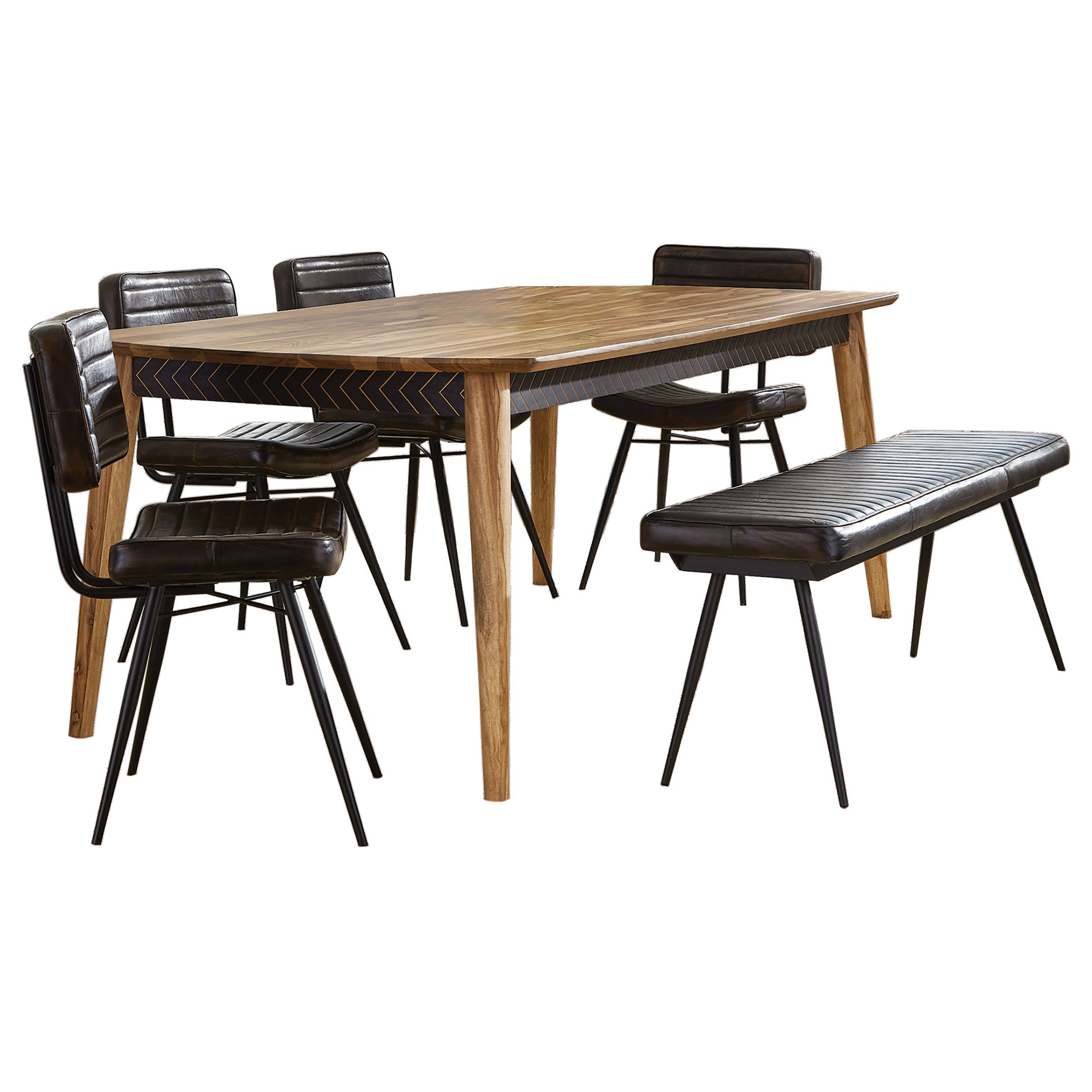 Partridge  Counter Dining Set Sheesham and Camel