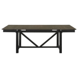 Malia Rectangular 87-inch Extension Leaf Dining Table Oak