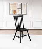 Andrews Windsor Spindle  Dining Side Chair White (Set of 2)