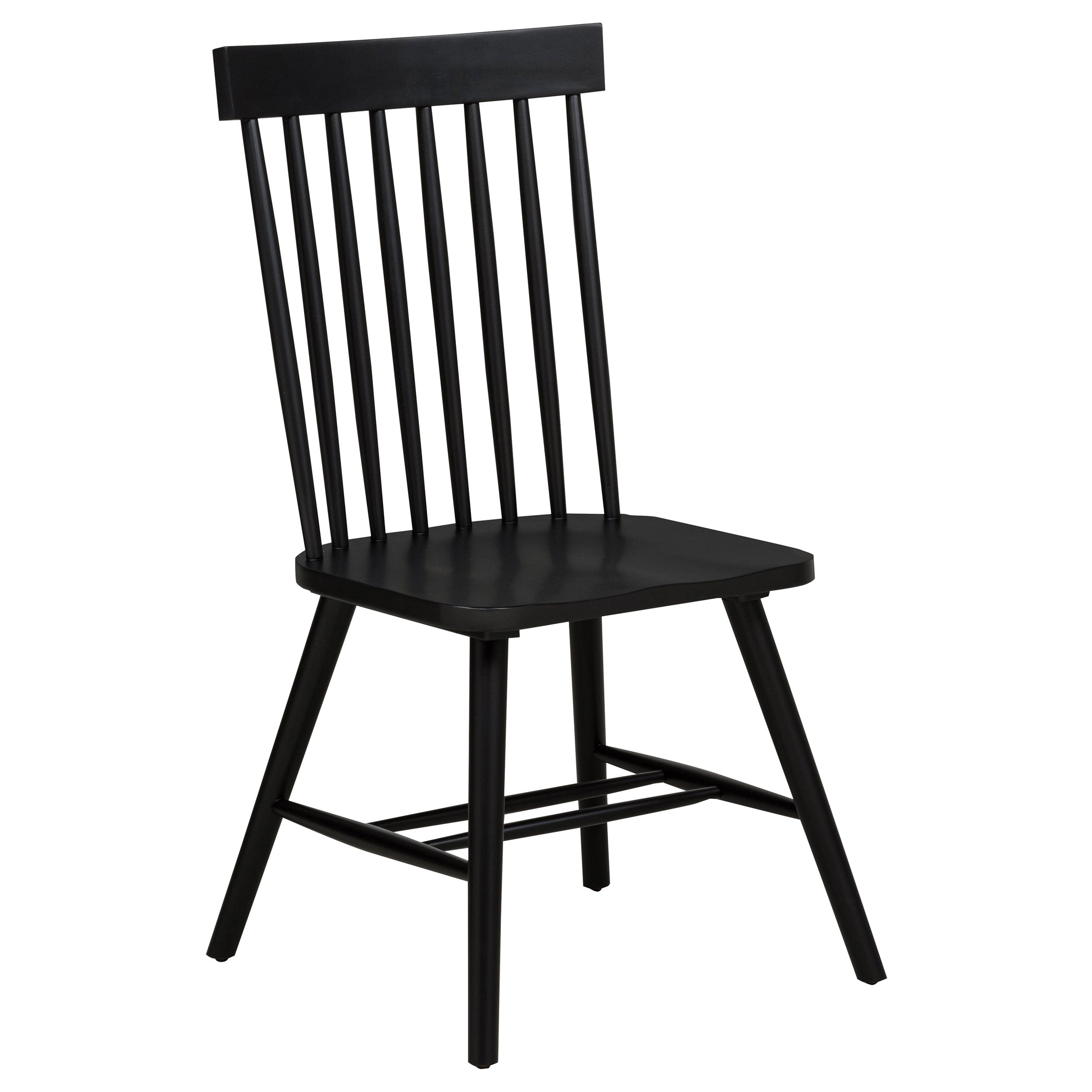 Andrews Windsor Spindle  Dining Side Chair White (Set of 2)