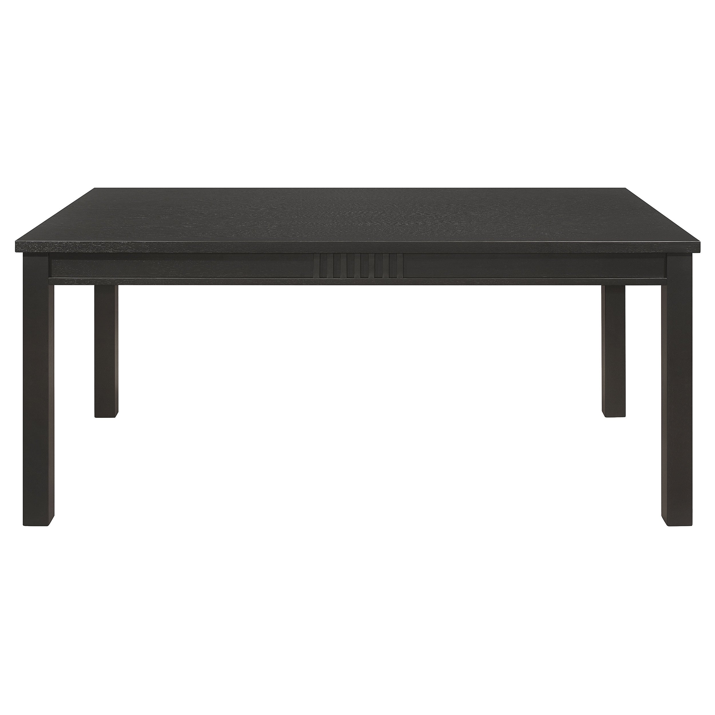 Marbrisa  Rectangular Dining Table Set Matte Black