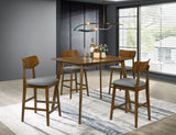 Robbie  47-inch Counter Height Dining Set Walnut