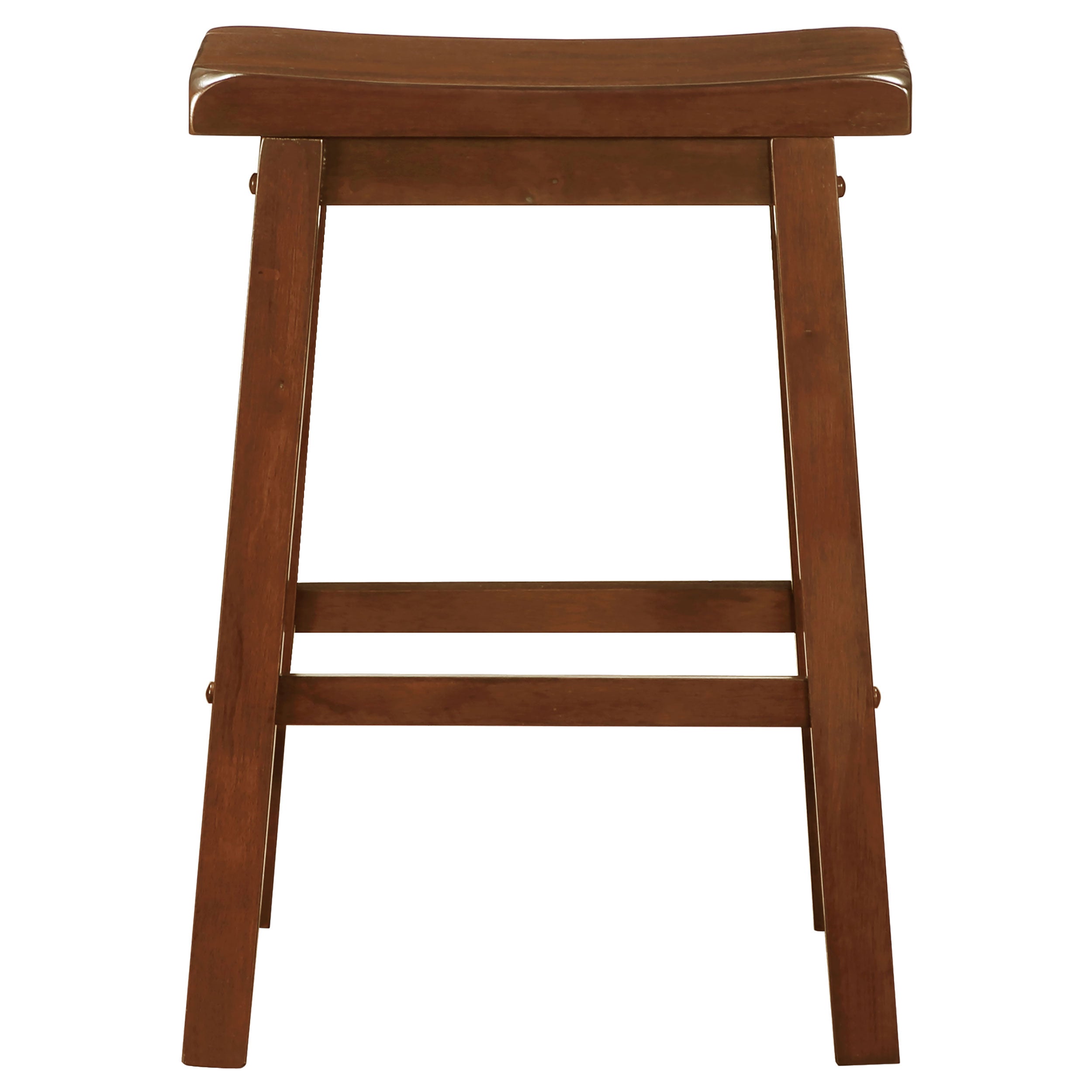 Durant Wooden Bar Stools Chestnut (Set of 2)