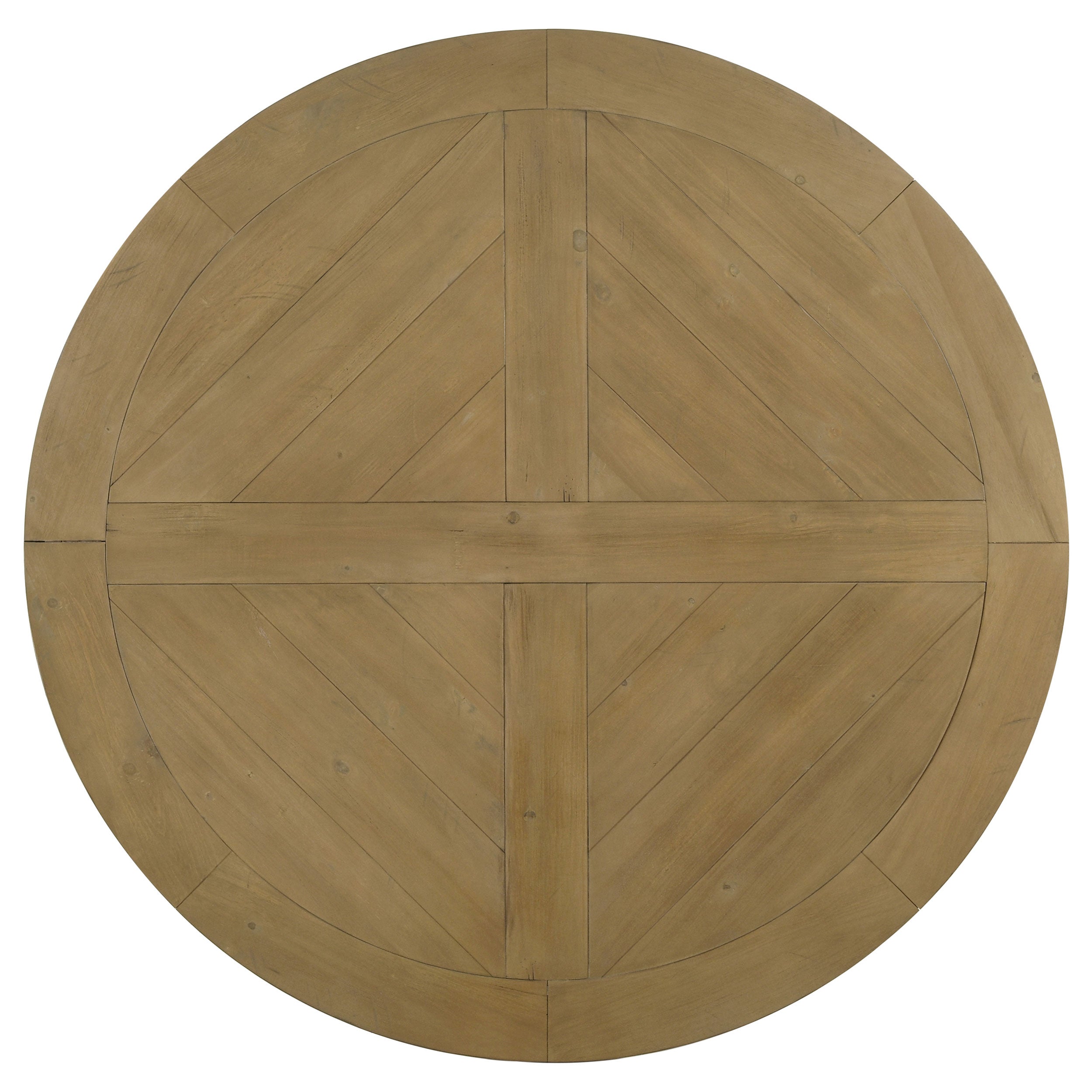 Florence  Round Dining Table Set Rustic Honey